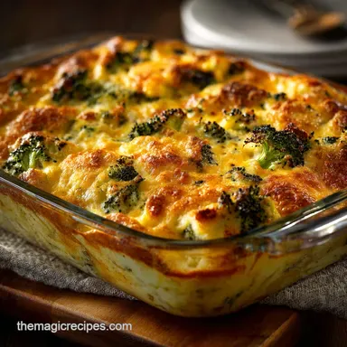 Broccoli Casserole: The Ultimate Creamy Cheddar Bake Recipe Recipe Card