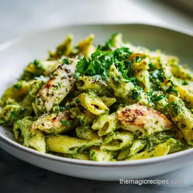 Creamy Chicken Pesto Pasta in 30 Minutes