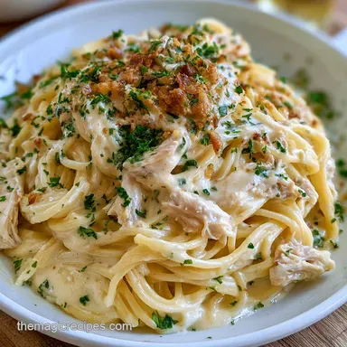 Chicken Spaghetti in 40 Minutes Recipe Card