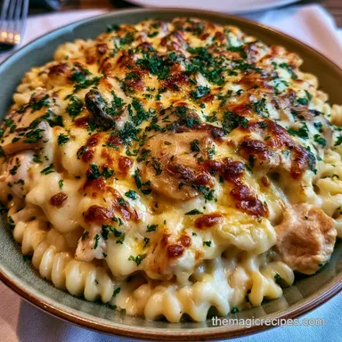 Chicken Tetrazzini Recipe in 40 Minutes Recipe Card