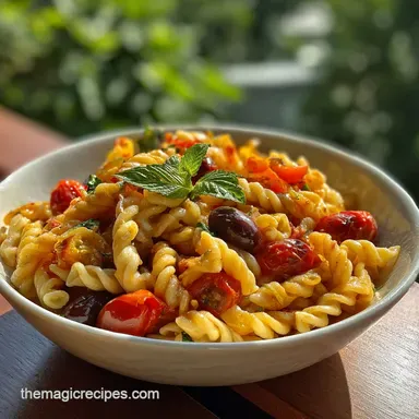 Best Potluck Pasta Salad Recipe: Ready in 25 Minutes Recipe Card