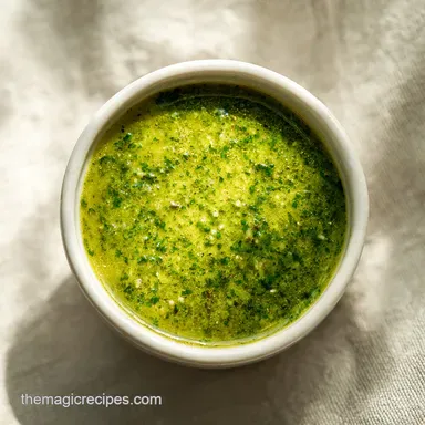 Creamy Pesto Dressing in 5 Minutes Recipe Card