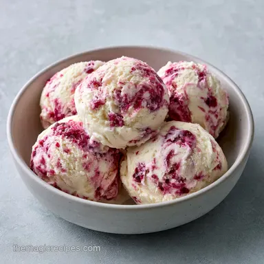 Rhubarb Ice Cream: Creamy and Tart Recipe Card