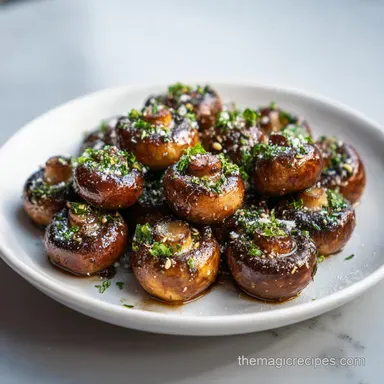 Air Fryer Mushrooms Recipe for 4 Servings