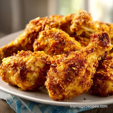 Oven Fried Chicken for 4 Servings: Crispy and Golden