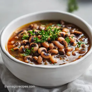 crock pot black eye peas recipe | Slow Cooker with Ham Hocks Recipe Card