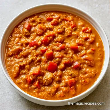 Pumpkin Chili with Ground Turkey Recipe Card