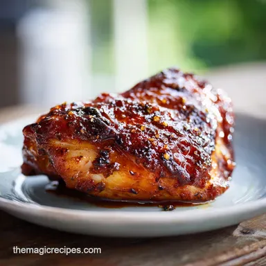 Crockpot BBQ Chicken with Apple Cider Vinegar | 6h 10m Recipe Card