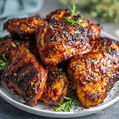 Crockpot BBQ Chicken with Apple Cider Vinegar | 6h 10m