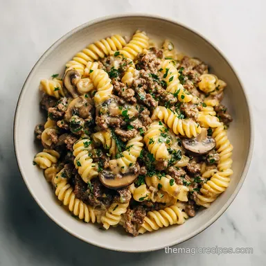 Dairy Free Ground Beef Stroganoff in 30 Minutes