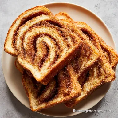Cinnamon Dessert Bread for 8 Slices Recipe Card