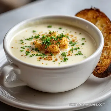 Easy Baked Potato Soup Recipe in 40 Minutes Recipe Card