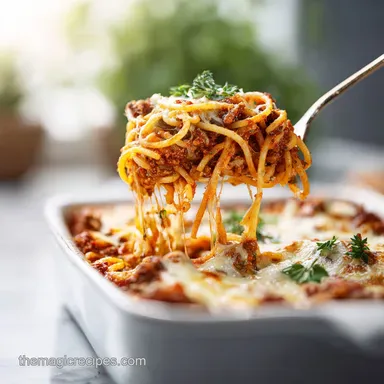 Baked Spaghetti Recipe with Ricotta Cheese