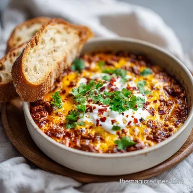 Chili Cheese Dip in 15 Minutes: A Creamy Party Appetizer