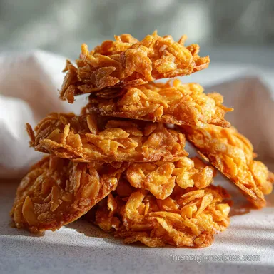 Easy Cornflake Cookies in 20 Minutes - Crispy Texture