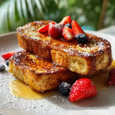 French Toast in 25 Minutes: Golden & Decadent
