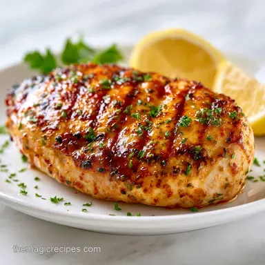 Easy Grilled Chicken Recipe for 4 Recipe Card