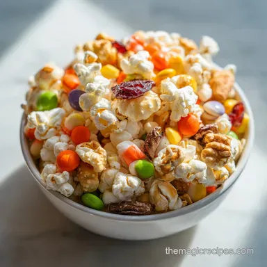 Halloween Snack Mix with Popcorn and Pretzels in 25 Minutes