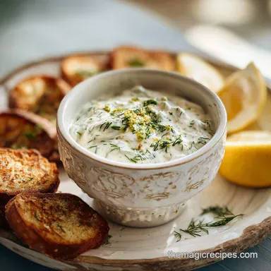 Easy Tartar Sauce Recipe with Pickles Recipe Card