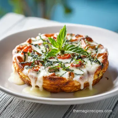 Easy Keto Pizza Chaffles in 14 Minutes Recipe Card