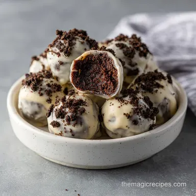 Oreo Balls Recipe: The Ultimate Easy No Bake Oreo Truffles Recipe Card