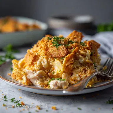 Easy Chicken Casserole with Ritz Crackers: Ultimate Crispy Bake Recipe Card