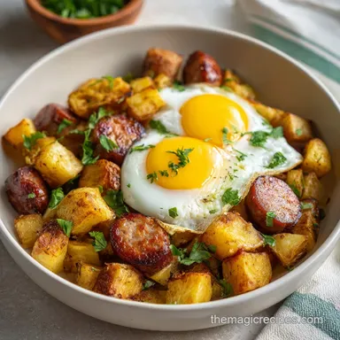 Easy Sheet Pan Breakfast Recipe for 4 Recipe Card