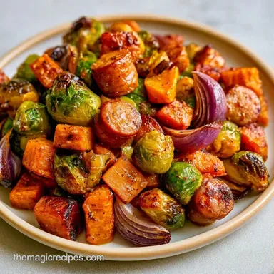 Fall Harvest Sheet Pan Dinner for 4 Recipe Card