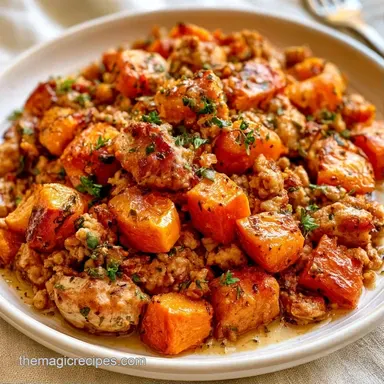 Fall Turkey Skillet in 30 Minutes Recipe Card