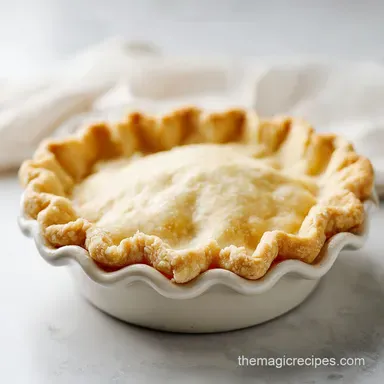 Easy Pie Crust Recipe From Scratch for 8 Servings
