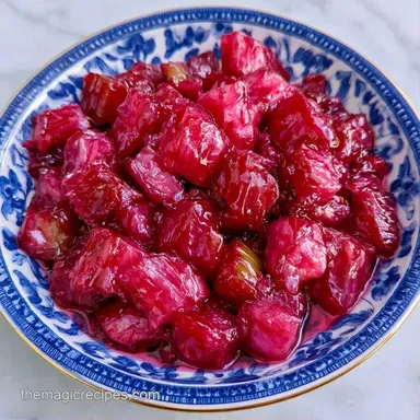 Frozen Rhubarb Compote in 20 Minutes Recipe Card