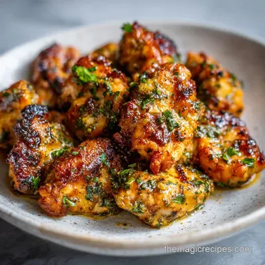 Garlic Butter Chicken Bites Recipe in 20 Minutes