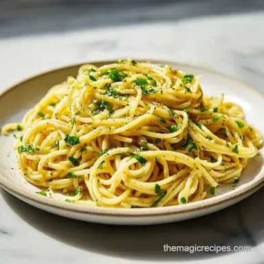 Garlic Butter Noodles Recipe in 15 Minutes Recipe Card