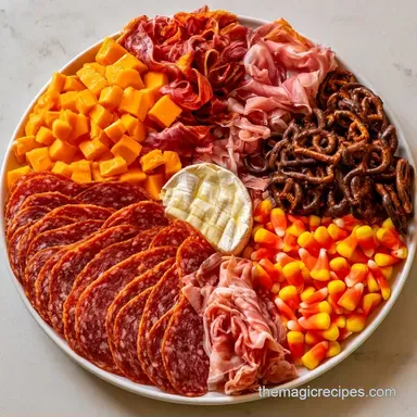 Halloween Treat Board in 30 Minutes Recipe Card