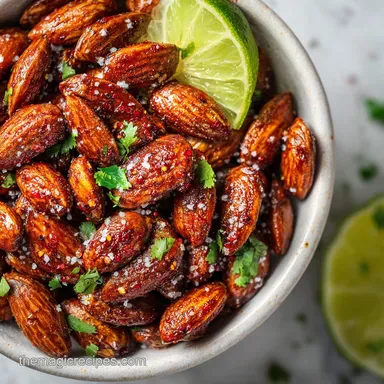 Healthy Roasted Almond Snack in 35 Mins Recipe Card