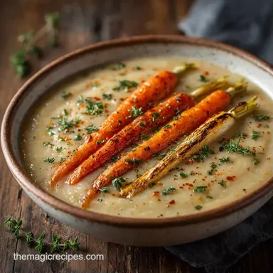 Hearty Bean Roasted Soup: Velvety Texture Recipe Card