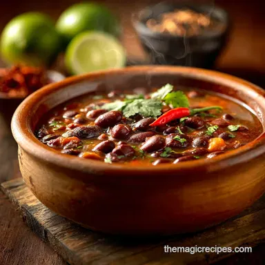 Charro Beans Recipe: Smoky, Soulful Mexican Frijoles Charros Recipe Card