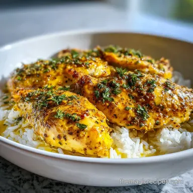 Honey Mustard Chicken in 25 Minutes: Crispy Baked Recipe Card