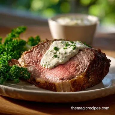 Horseradish Sauce for Prime Rib: Velvety & Tangy Recipe Card