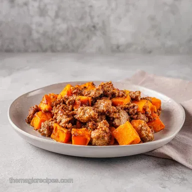Hot Honey Beef Bowl with Sweet Potato