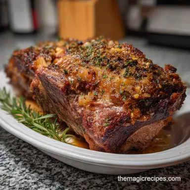 New Years Dinner: Slow Roasted Perfection Recipe Card