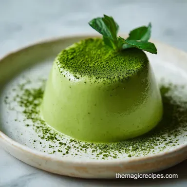 Japanese Dessert Recipe with Matcha for 4