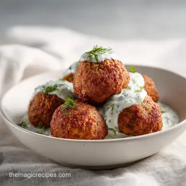 Greek Turkey Meatballs for 4 Servings