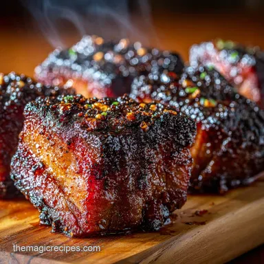 Burnt Ends: The Ultimate Kansas City Smoked Brisket Recipe Recipe Card