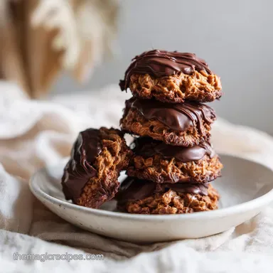 Easy No Bake Keto Cookie Low in 10 Minutes with Peanut Butter Recipe Card