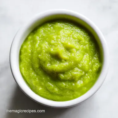 Kiwi Apple Zucchini Puree for 4 Servings: Silky and Fresh Recipe Card