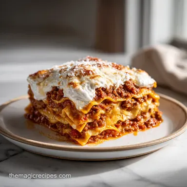 Lasagna Recipe With Ricotta: Baked