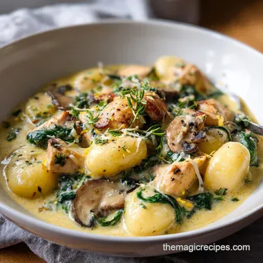Lemon Chicken Gnocchi: Ready in 30 Minutes Recipe Card