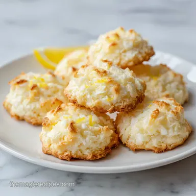 Lemon Coconut Cheesecake Cookies | 1h 44m