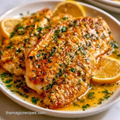 Lemon Herb Baked Tilapia Fillets: 17 Min